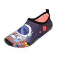 thumbnail image 1 of IUJSOY Kids Water Shoes Boys Girls Cartoon Barefoot Quick Dry Non-Slip Aqua Socks for Beach Pool, 1 of 5