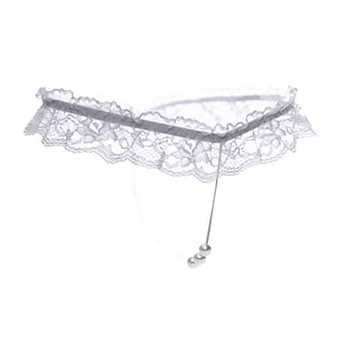 IUJSOY Lace Sexy Thongs Embroidery Transparent Low Rise Underwear Panty with Unique Butterfly design