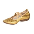 thumbnail image 1 of IUJSOY Latin Dance Shoes for Women Closed Toe Fashion Beginner Ballroom Dance Practice Shoes, 1 of 2