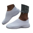 thumbnail image 1 of IUJSOY Lightweight Walking Shoes Women Slip on Mesh Sock Sneakers Anti-Slip Soft Sole Flats, 1 of 5