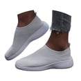 thumbnail image 1 of IUJSOY Lightweight Walking Shoes Women Slip on Mesh Sock Sneakers Anti-Slip Soft Sole Flats, 1 of 8