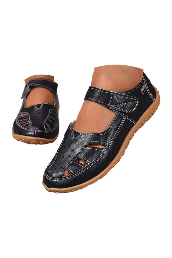 Loafers for Women Hollow out Driving Flats Comfort Non-Slip Walking Shoes Slip on Sandals