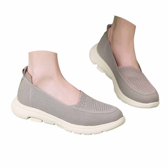 Mostsola Loafers for Women Lightweight Mesh Walking Shoes Arch Support Soft Sole Work Dress Shoes