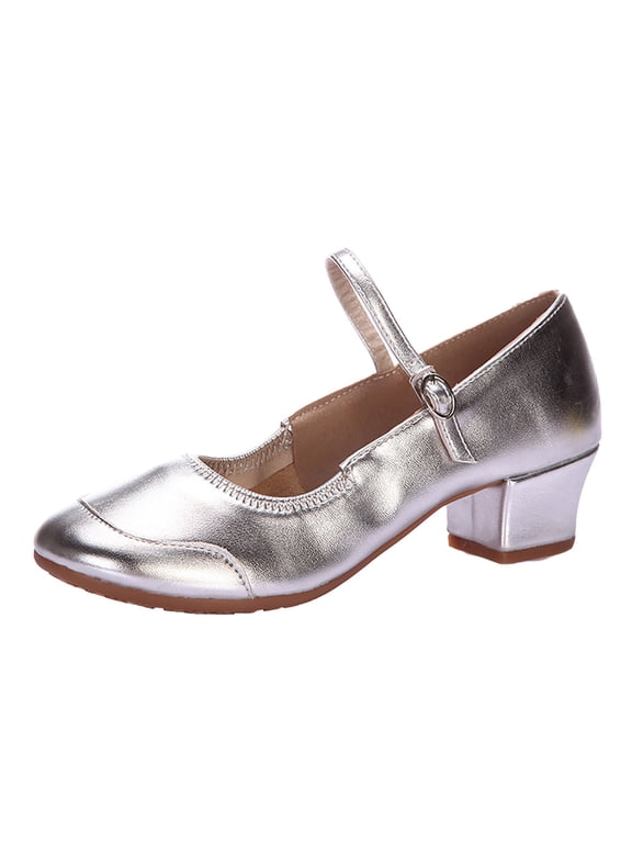 Low Block Heels for Women Mary Jane Closed Toe Work Pumps Dress Wedding Shoes