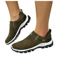 thumbnail image 1 of IUJSOY Men's Slip on Sneakers Waterproof Hiking Shoes Comfortable Orthopetic Walking Shoes, 1 of 9