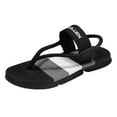 thumbnail image 1 of IUJSOY Men's Thong Sandals Casual Elastic Strap Beach Flats Flip Flops Fashion Summer Shoe Black 7.5, 1 of 9