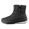 thumbnail image 1 of IUJSOY Men's Waterproof Winter Snow Boots Warm Outdoor Boots for Cold Weather with Side Zipper, 1 of 8