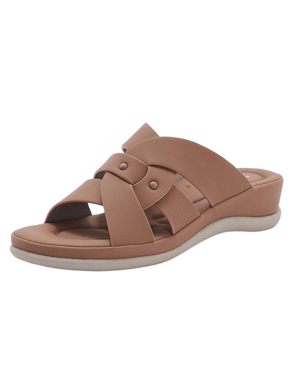 Orthopedic Sandals for Women Comfort Cross Strap Wedges Dressy Summer Slides Walking Shoes