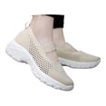 thumbnail image 1 of IUJSOY Platform Sneakers for Women Casual Slip on Walking Shoes Dressy Mesh Mary Jane Shoes, 1 of 6