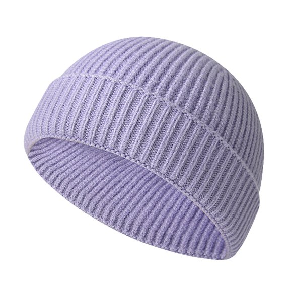 IUJSOY Short Fisherman Beanie Hats for Men Women Knit Skull Cap Warm Trendy Winter Hats