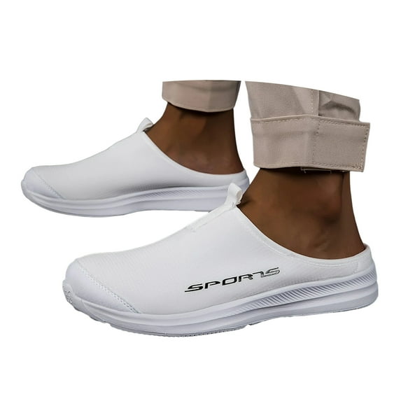 IUJSOY Slides for Men Comfortable Soft Sole Slip on Shoes Casual Waterproof Slippers Garden Shoes