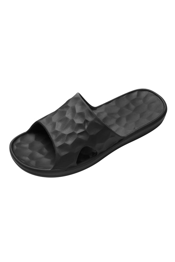 Slides for Women EVA Open Toe Shower Shoes Bathroom Sandals Non Slip House Slippers