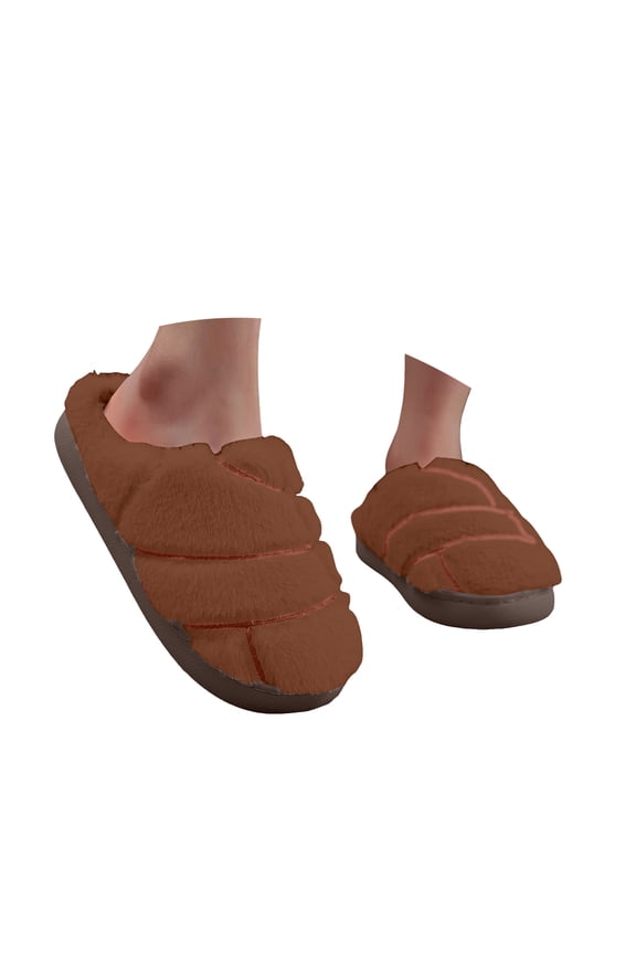 Slippers for Women Warm Plush Soft House Shoes Anti-Slip Indoor Home Bedroom Slippers