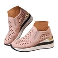thumbnail image 1 of IUJSOY Sneakers for Women Breathable Slip on Tennis Shoes Hollow Out Non-Slip Arch Support Wedges, 1 of 9
