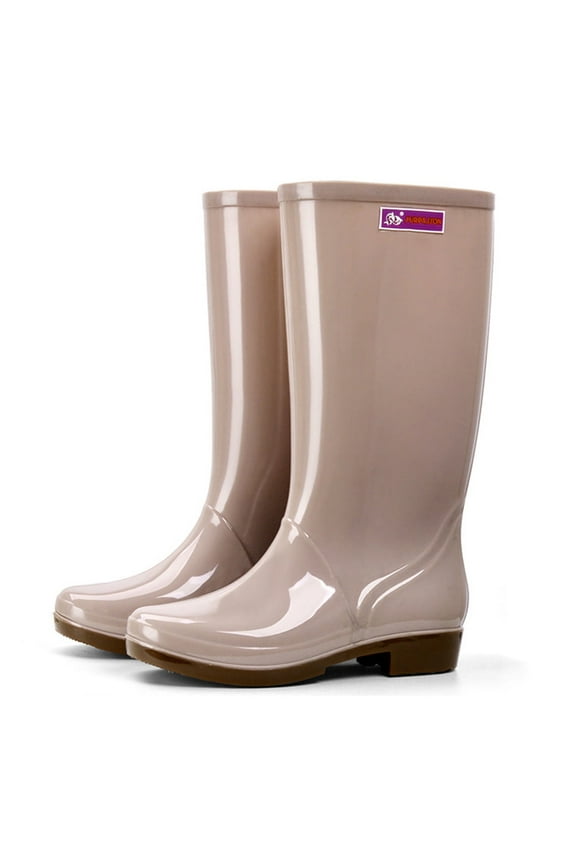 Tall Rain Boots Women Fashion Waterproof Light Outdoor Garden Shoes Muck Boots for Women