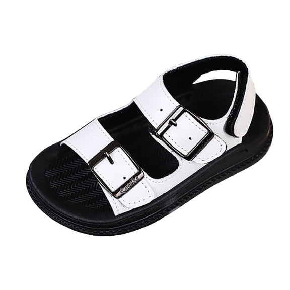 IUJSOY Toddler Sandals Boys Summer Sandals Adjustable Kids Shoes Lightweight Open Toe Beach Shoes