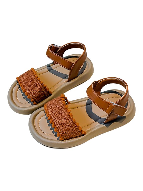 Toddler Sandals Girls Summer Sandals Cute Kids Shoes Lightweight Open Toe Beach Shoes