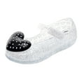 thumbnail image 1 of IUJSOY Toddler Sandals Jelly Shoes for Girls Heart Closed Toe Mary Jane Flats Little Kids Sandals, 1 of 9