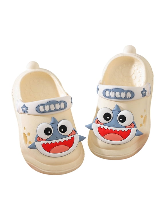 Toddler Shoes Little Kid Clogs Slide Sandals 0-5 Kids Boys Girls Cartoon Slides Beach Slipper