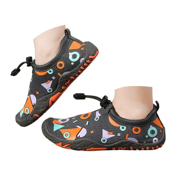 IUJSOY Toddler Water Shoes for Kids Lightweight Athletic Outdoor Quick Dry Barefoot Sports Shoes