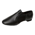 thumbnail image 1 of IUJSOY Unisex Leather Upper Elastic Jazz Shoe Slip on for Women and Men's Beginner Dance Shoes, 1 of 9