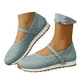 thumbnail image 1 of IUJSOY Walking Shoes Women Hollow out Non-Slip Flats Shoes Comfortable Casual Mary Jane Shoes, 1 of 9