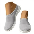 thumbnail image 1 of IUJSOY Walking Shoes Women Soft Sole Sneakers Slip on Mules Shoes Slides for Women Casual Flats, 1 of 7