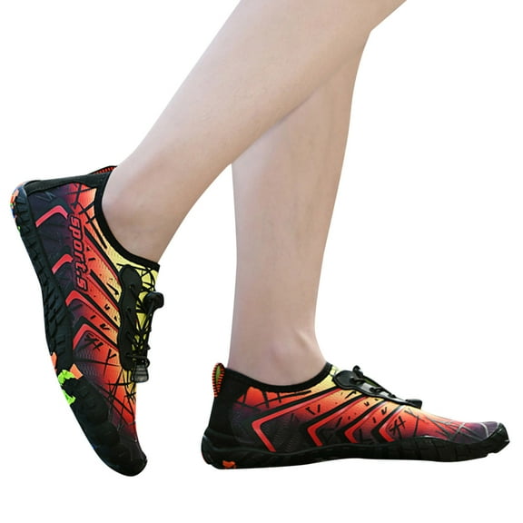 IUJSOY Water Shoes Men Barefoot Quick-Dry Aqua Sock Outdoor Athletic Sport Shoes for Surfing