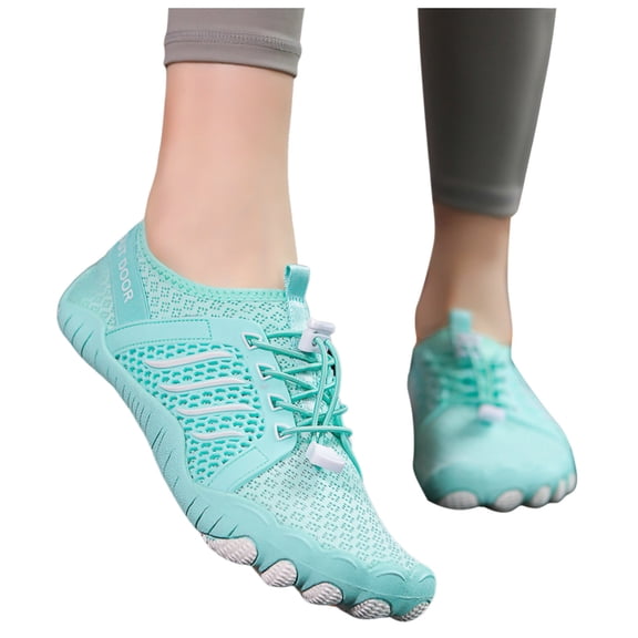 IUJSOY Water Shoes for Women Men Breathable Lightweight Beach Shoes Barefoot Quick-Dry Swim Shoes