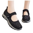 thumbnail image 1 of IUJSOY Waterproof Outdoor Mary Jane Sneakers for Women Breathable Walking Shoes with Arch Support, 1 of 6