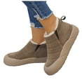 thumbnail image 1 of IUJSOY Winter Snow Boots for Women Comfort Furry Lined Cozy Lightweight Slip on Ankle Boots, 1 of 9