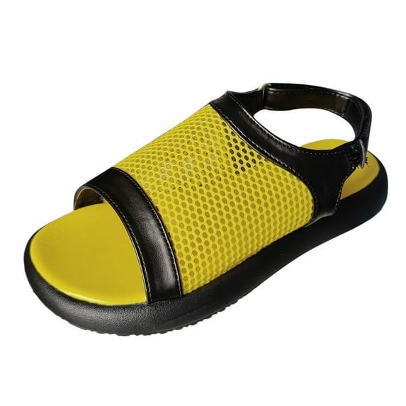 IUJSOY Women's Cloud Slides Comfy Mesh Breathable Slingback Sandals Open Toe Outdoor House Slippers