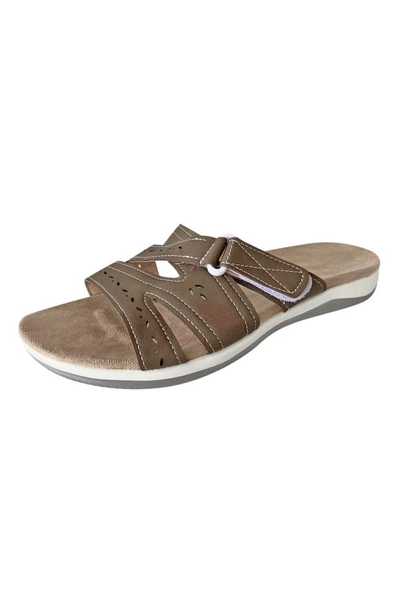 Women's Fashion Orthotic Slides Lightweight Athletic Yoga Mat Sandals Thick Cushion Slippers