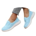 thumbnail image 1 of IUJSOY Women's Lace up Loafers Shoes Comfortable Slip on Mesh Walking Shoes Lightweight Sneakers, 1 of 9