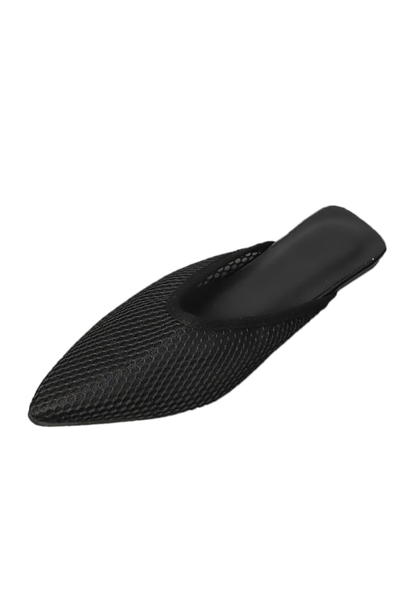 Women's Pointed Toe Casual Flat Mules Sandals Comfy Breathable Mesh Slide Summer Slippers