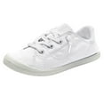 thumbnail image 1 of IUJSOY Women's Slip On Canvas Sneaker Low Top Casual Walking Shoes Classic Comfort Flat Fashion Shoes, 1 of 4