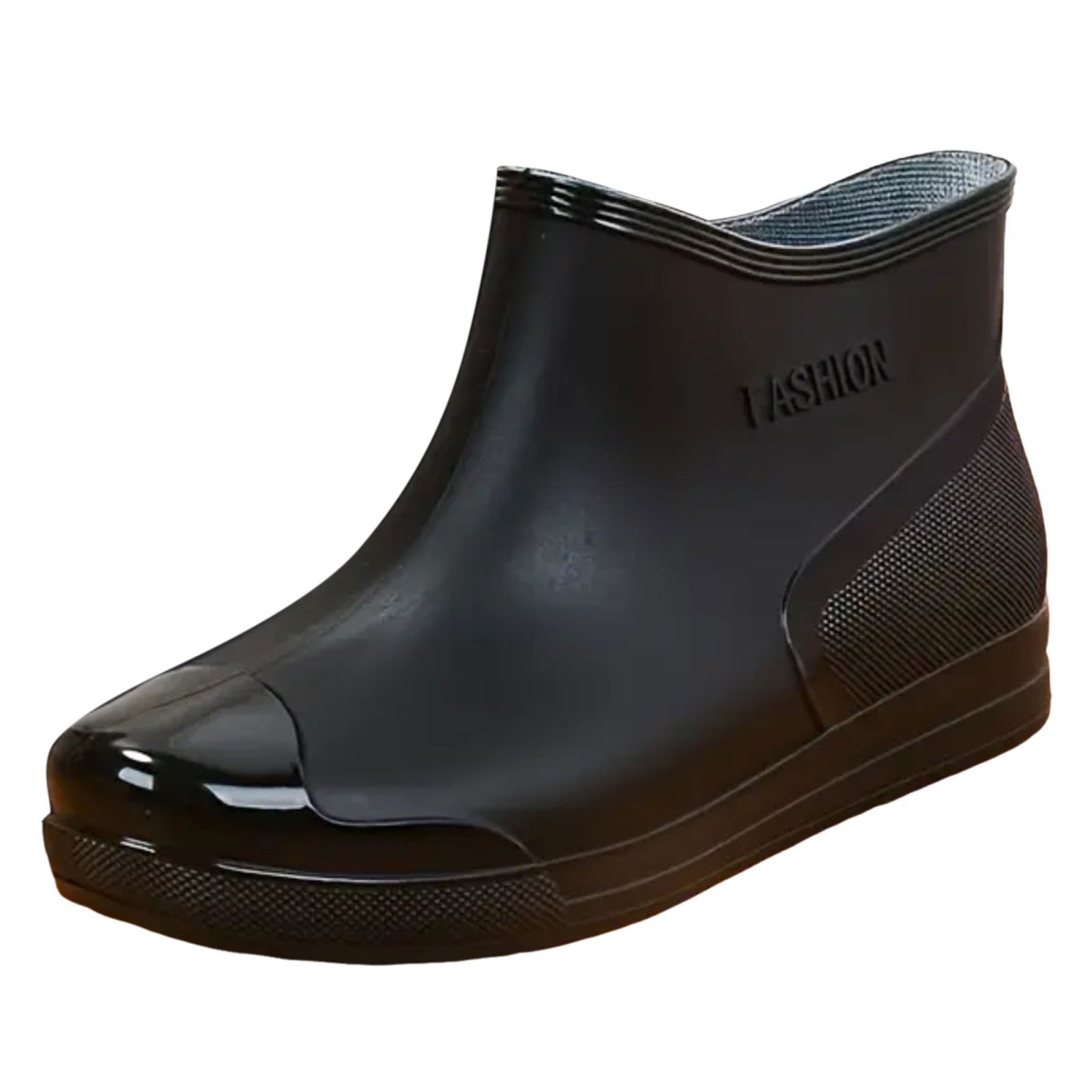 Women's Chelsea Ankle Rain Boots – Waterproof Elastic Slip-On – Sizes 6-11