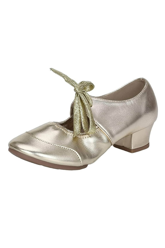 Womens Latin Dance Shoes Lace up Breathable Summer Ballet Sandals Beginner Practice Shoes