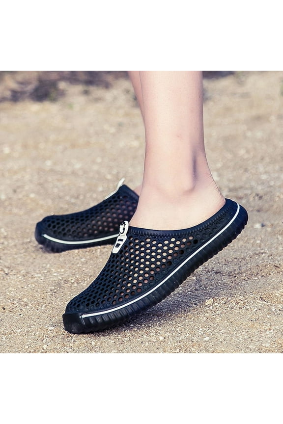 Womens Mesh Clog Quick Drying Garden Shoes for Men Summer Breathable Anti-Slip Footwear