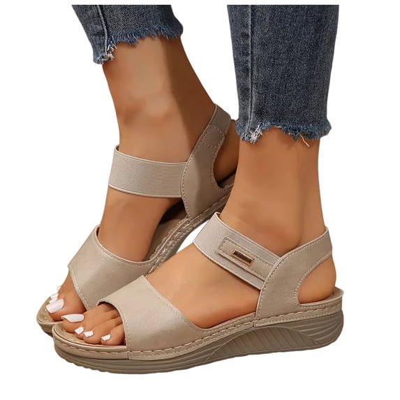 Mostsola Womens Sandals Comfortable Walking Shoes Women Slip on Orthopedic Sandals Beach Shoes