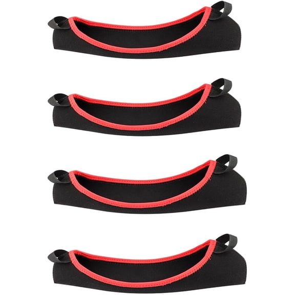 IULAVP 4 Pack Neoprene Rifle Scope Optics Cover Waterproof Riflescope Optic Protective Bag for Hunting Gun Scope, Waterproof, Not Easy to Tear, Easy to Slip on and off