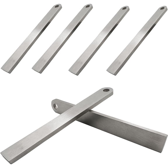 IULAVP 6PCS 3.94" Ferro Rod Striker Scraper Stainless Steel Light Fire Striker for Ferro Rod Fire Starter Generating Sparks