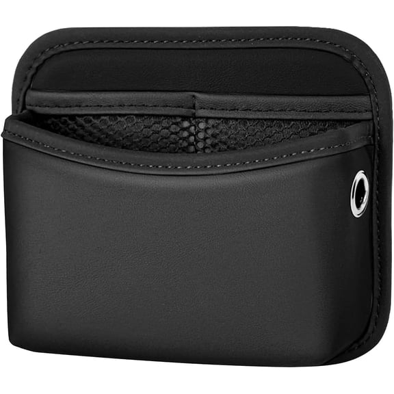 IULAVP Car Side Phone Pocket Organizer, PU Leather Car Console Organizer Pocket, Multifunctional Console Side Organizer Bag Suitable for Storing Mobile Phones Keys and Wallets