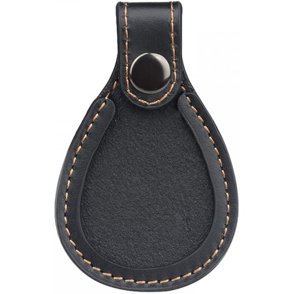 IULAVP Leather Gun Toe Pad, Gun Toe Rest with Button for Outdoor Hunting Shooting, Protecting Your Barrel from the Sand, Wear-resistant and Reliable, Simple and Easy to Use