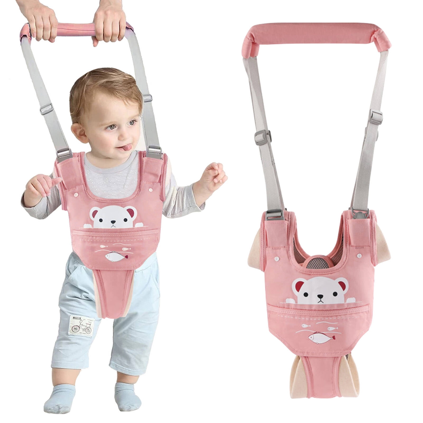 IULONEE Baby Toddler Learn Walking Belt Safety Walker Wing Helper ...