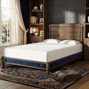 IULULU 6 Inch Gel Memory Foam Mattress, Queen Size Mattress with Graphene Cooling Cover, Fiberglass-Free, Medium-Firm, Bed in a Box