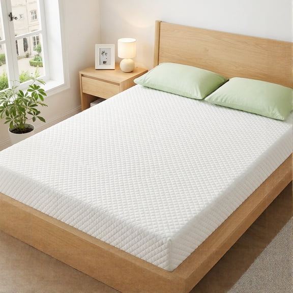 IULULU 8 Inch Gel Memory Foam Mattress, Graphene Cooling Fabric, Fiberglass-Free Bed in a Box, Twin
