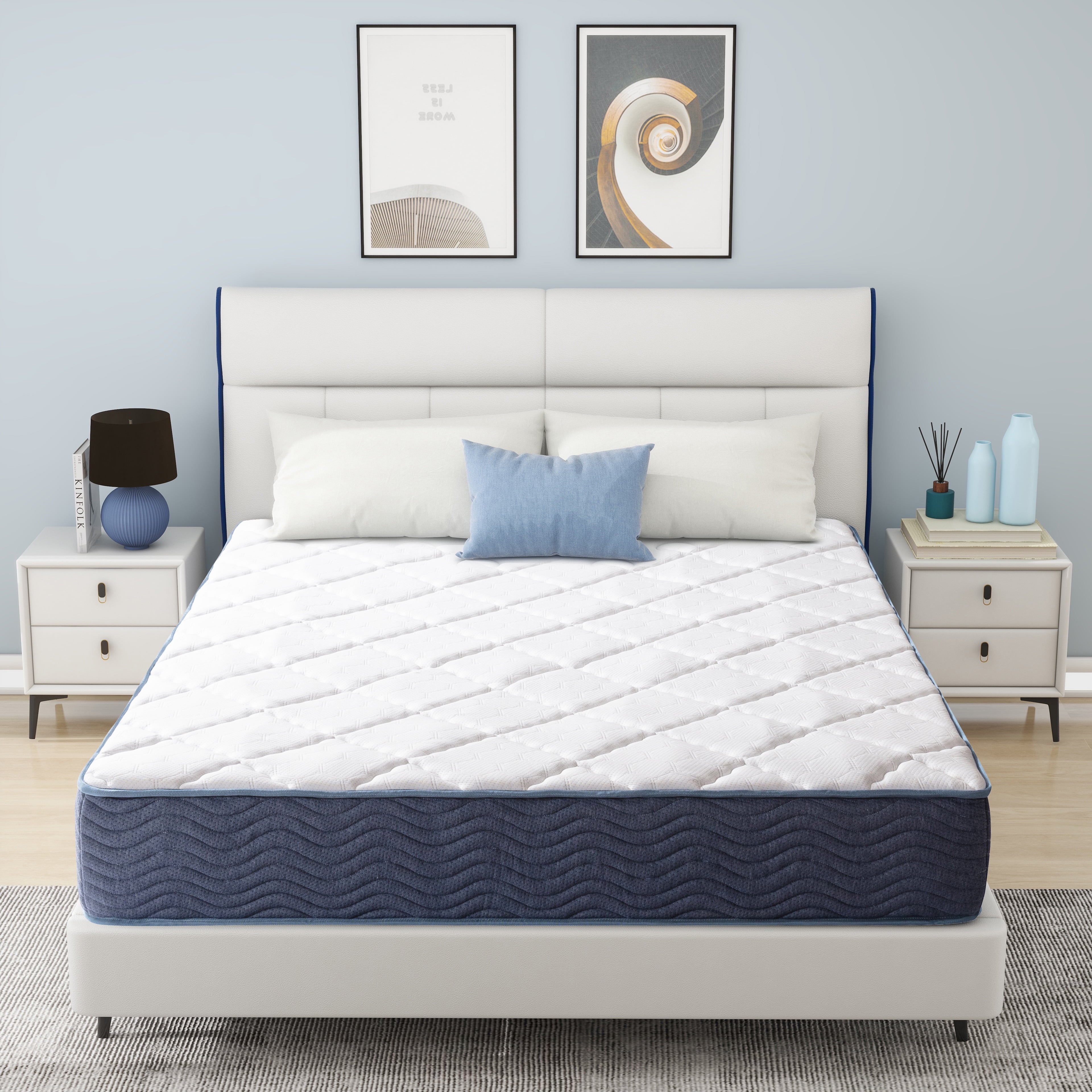 Medium plush hybrid mattress deals