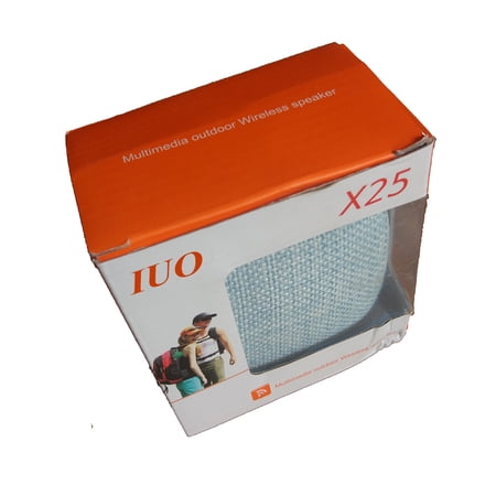IUO Speaker, Wireless Speaker, Portable Wireless Speaker with Stereo Sound, Waterproof, Wireless Stereo Pairing