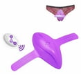 thumbnail image 1 of Wireless Remote Control or App Waterproof Vibrating Panties Wearable Panty Vibrator Sex Toy for Women(Purple), 1 of 11